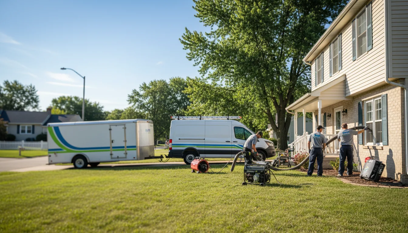 Flooded Basement Restoration And Cleanup With Repair in Cannelton, IN near me